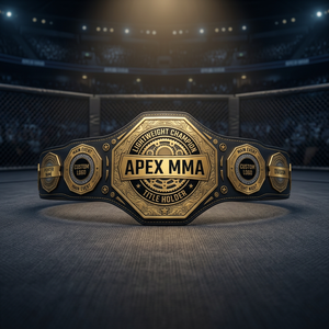 Apex MMA World Martial Art Belt Custom Personalized Own Title Heavyweight Championship Belt Adult Size Championship Belt - Product Image 1