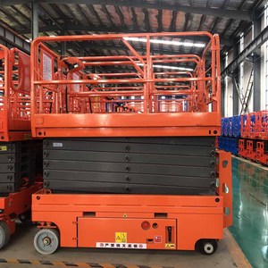 Apilador de tijera eléctrico de batería personalizable con sistema de control inteligente con plataforma extendida - Product Image 5