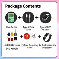 Simulateur de 16 cartes IC+ID 125K, 375K, 500K Amiibo à glissement illimité avec fonction de détection, Pro Ultra