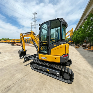 Miniexcavadora de cadenas XE35U de 3.8 toneladas de la famosa marca XE35U con motor de alta eficiencia y cucharón de 0.12 m³ de capacidad para construcción - Product Image 4