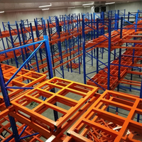 Push-Back-Palettenregal + Gabelstapler-Betriebenes Push-Back-Regal für 3PL-Logistik Lager Chargenbestandsaufbewahrung