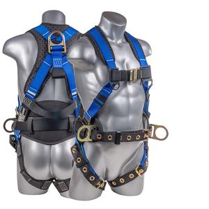 フルボディ 安全ハーネス 墜落制止用器具 建設工事用 ランヤード ショックアブソーバー付き 全身 <span class=keywords><strong>5</strong></span>点支持 安全帯 - Product Image 2