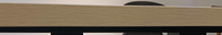 Table de restaurant en bois minimaliste, design moderne oblong, mobilier commercial durable pour hôtel et salle à manger