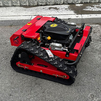 Mesin pemotong rumput Mini Crawler multifungsi pertanian kustom traktor Tiller putar kultivator perayap