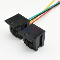 Connecteur de base de relais automobile 5 pôles avec support de montage, prise femelle 3334485008 DJJ7054Y-6.3-21
