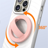 Fabricant d'accessoires mobiles Support de téléphone rotatif à 360 degrés à poignée magnétique solide pour Iphone