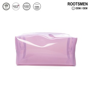 Bolsa de Cosméticos de TPU Personalizada, Color Morado, Cierre de Cremallera, para Mujer, con Logotipo Personalizado, Se Acepta OEM para Exportación - Product Image 1