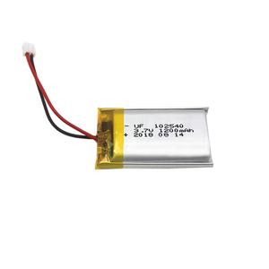 <span class=keywords><strong>3</strong></span>.7V 1200mAh 102540 lityum iyon li polimer pil pcb ve konnektör ile - Product Image 1