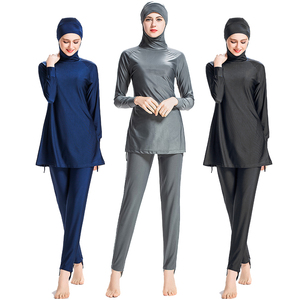 2022 <strong>Modest</strong> Muslim <strong>Swimwear</strong> Full Cover Islamic Swimsuit Hijab Beachwear Swimming Burkini for <strong>Women</strong> - Product Image 1