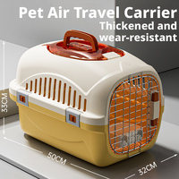 Sac de transport pour chat et chien, boîte de transport portable pour animaux de compagnie en voiture pour les longs trajets