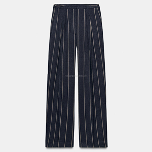 Completo Due Pezzi Personalizzato con Righe Verticali per Donna, Outfit da Ufficio per Signore - Product Image 4