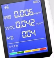 Modul LCD Kustom untuk Pengukur Suhu dan Kelembapan Rumah Tangga, Layar Detektor Udara Dalam Ruangan, Monitor Gas Formaldehida