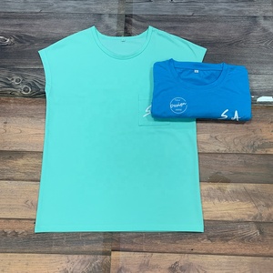 Camiseta deportiva básica de verano personalizada OEM con estampado holgado para correr y entrenamiento, Camiseta de algodón ecológica transpirable de Color sólido para gimnasio de mujer - Product Image 1