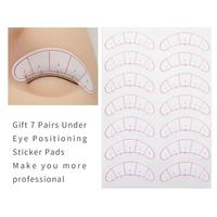 Vente en gros de fournitures de formation de cils, entraînement d'extensions de cils, bande complète, plateau d'entraînement