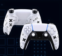 Bande adhésive en silicone pour manette Playstation PS5, personnalisée, antidérapante, amovible, imperméable, absorbant la transpiration, protection