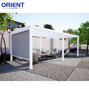 <span class=keywords><strong>Pergola</strong></span> en aluminium robuste anti-corrosion pour l'extérieur, abri de <span class=keywords><strong>toit</strong></span> bioclimatique - Product Image 5