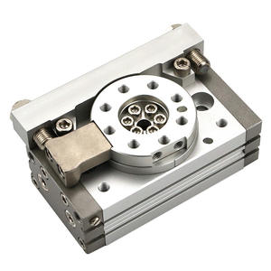 Mesa Giratoria de Alta Precisión de 90 Grados MSQB10R con Amortiguador Externo, Nuevo Accesorio Neumático de 180 Grados, Cilindro Rotatorio de Aire - Product Image 1