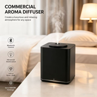 Diffuseur d'arômes commercial électrique en métal de luxe pour hall d'hôtel, avec contrôle par application, pour marketing olfactif et huiles essentielles, vente en gros