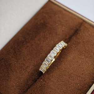 Anillo de Boda de Platino PT900 con Diamante Cultivado en Laboratorio de Corte Ovalado, Engaste de Puntas, para Unisex/Hombres/Mujeres, Uso Diario, Estilo Minimalista, Joyería UM - Product Image 4