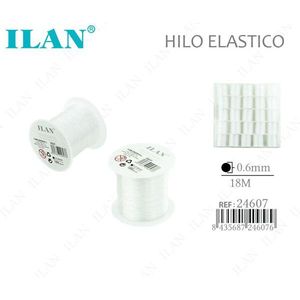 Filo Elastico Ilan 0.6mm 18m Trasparente per Uso in Abbigliamento - Product Image 1