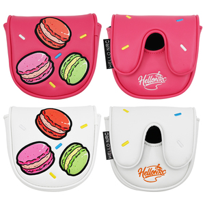 Couvre-têtes de putter mallet en PU pour le golf, avec broderie de motifs mignons, pour tiges de putter Zero Torque - Product Image 1