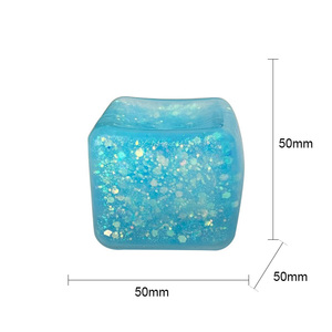 Tpr Chất Liệu Dễ Thương Trẻ Em Món Quà Vui Vẻ Ướt Mềm Bóp Đồ Chơi <span class=keywords><strong>Fidget</strong></span> Đồ Chơi Bột Vàng Maltose <span class=keywords><strong>Cube</strong></span> - Product Image 6