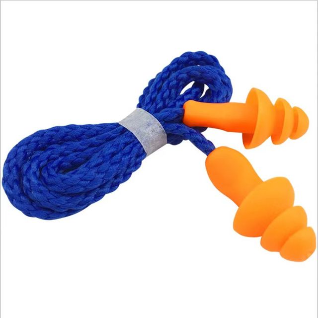 Wholesale Custom Logo Earplugs Sound Reducing Adjustable Safety Hearing Protection Sound Proof Silicone Ear Plugs for Sleeping