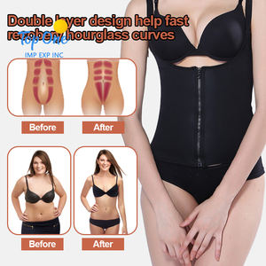 Top One femmes sans couture taille haute Corset bout à bout corps Shaper avec culotte de contrôle amincissant ventre et hanche façonnage pantalon - Product Image 2