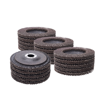 Disco de Láminas de Alúmina Calcinada Dongtai con Respaldo de Fibra de Vidrio 100mm/115mm/125mm, Disco Abrasivo Grano 40-320, OEM ODM OBM