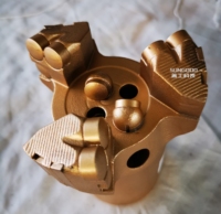 Usine 101mm Trois ailes PDC Concave Foret PDC Drag Bit PDC Blade Bit pour le forage de puits