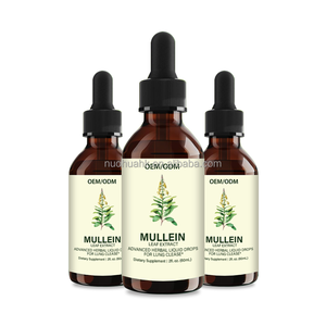 Mullein Leaf Extract Herbal Liquid Drops 2fl.oz. (60mL) Immune Support Dietary Supplement - Product Image 1
