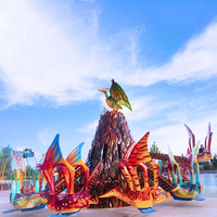 Prix d'usine Flying Dinosaur Kiddie Rides Amusement Park Facility Self-Control Dinosaur Rotating Ride à vendre