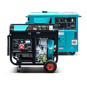 Generatori Diesel mobili prezzo elettrico piccolo 3kw 5kw 6kw 8kw 10kw 220v generatore Diesel elettrico generatore portatile silenzioso
