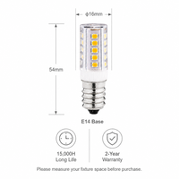 Ampoule LED E14 3W 220-240V Céramique PC 350LM 2700K/6000K 360° Sans Scintillement pour Lustre Remplace Halogène CE LVD RoHS Résidentiel