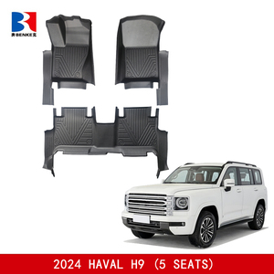 Factory Custom 5D TPE <b>Rubber</b> Eco-friendly Waterproof Anti Slip 5D Car <b>Floor</b> Mats 3 Pieces for Great Wall Haval H9(5 seats) 2024 - Product Image 2