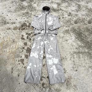 Vestes coupe-vent réfléchissantes qui brillent dans le noir, activées par la chaleur, à changement de couleur, réactives à la température de l'eau et ensembles de pantalons - Product Image 3