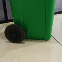 Poubelle en plastique d'extérieur Conteneur à déchets Grande poubelle Poubelles en plastique pour parcs
