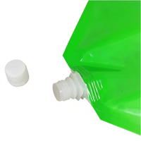 Sacs de liquide en plastique personnalisés 1L 2L 3L 4L 5L Bec verseur et bouchon de détergent à lessive de conception debout unique