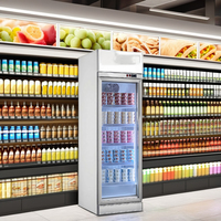 Offres Spéciales vitrine de boissons verticale à température unique armoire de refroidissement affichage multipont pour équipement de réfrigération