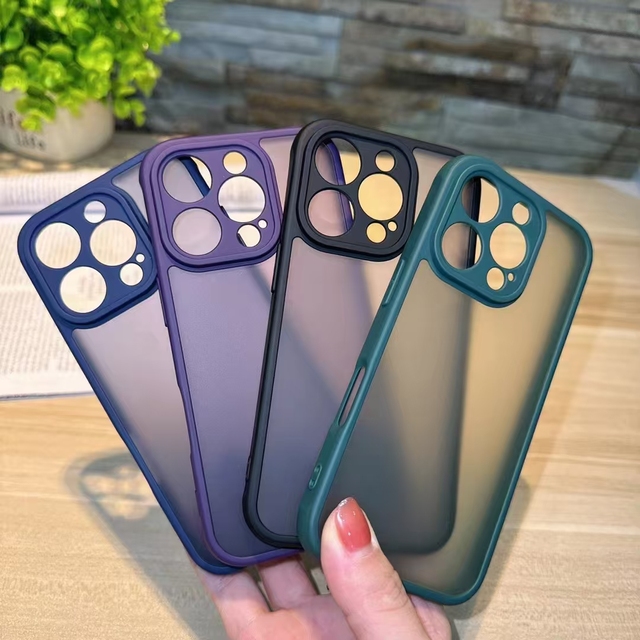 Weview Bulk Wholesale Sports Precise for iPhone 16 Pro Max Matte TPU PC Cover Shockproof Frosting Retail Mobile Phone Case
