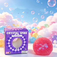 Nouvelle Arrivée : Balle en Maltose Brillante et Moelleuse, Jouet Anti-Stress à Rebond Lent pour la Libération Émotionnelle