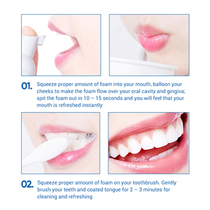 Accessoires de blanchiment dentaire multi-usages en marque blanche, livraison gratuite, mousse nettoyante pour les dents, éliminateur de taches, mousse blanchissante - Product Image 5