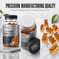 Gummies de L-Tyrosine à Marque Blanche Personnalisée 1000mg Sans Sucre Complément Alimentaire Naturel pour Adultes Vente en Gros Direct Usine