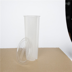 500ml 360ml <strong>750ml</strong> Thicken Custom logo Colorful <strong>PP</strong> Disposable <strong>Hard</strong> Plastic Double Grid Sharing <strong>Cup</strong> - Product Image 6