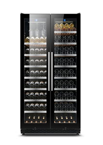 Réfrigérateur de refroidissement à double contrôle de la température avec portes doubles armoire à vin multicouche LCD écran tactile vin et boisson - Product Image 3