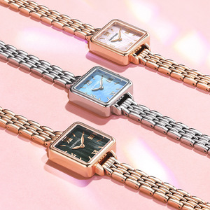 Women's luxury square watch minimalist <b>waterproof</b> quartz watch high-end <b>wristwatch</b> - Product Image 2