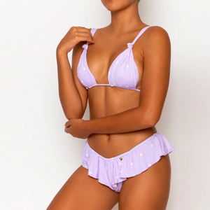 <span class=keywords><strong>Microkini</strong></span> Sexy 2025, Traje de Baño de 2 Piezas para Mujer, Bikini de Tanga para Playa, Traje de Baño de Talla Grande, Estampado Triangular - Product Image 1