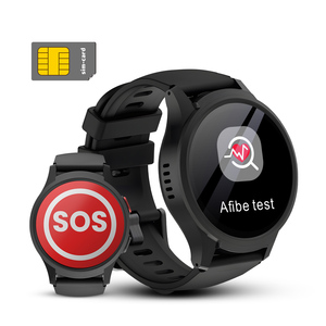 2024 4G SmartWatch VL08p Detección de caídas respuesta llamada ancianos pulsera de emergencia reloj inteligente con Monitor de ritmo cardíaco tarjeta Sim GPS - Product Image 1