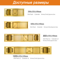 Égouttoir à vaisselle en acier inoxydable, organisation et rangement essentiels pour l'évier avec porte-couverts, décoration pour la maison et l'appartement