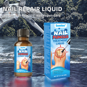 Liquide réparateur à base de plantes pour apaiser les inconforts, soin hydratant longue durée, traitement améliorant la santé des ongles cassés et des mycoses - Product Image 2